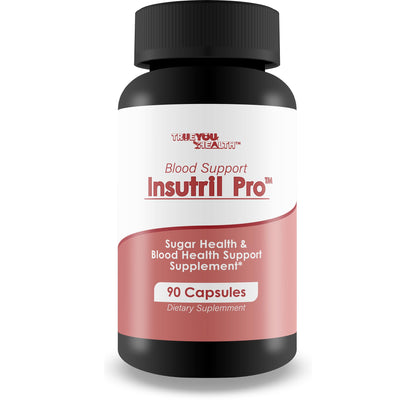 Blood Support Insutril Pro - Our Best Sugar Health & Blood Health Support Supplement - Circulatory Health Support - Blood Balance Blood Boost Blood Circulation Supplements - Health Blood Balance Pills True You HealthBuy Supplements Australia