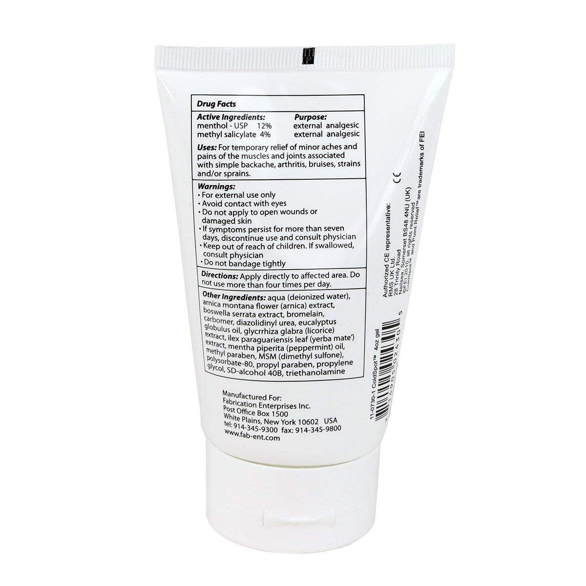 SPECIAL PACK OF 3-Point Relief© ColdSpot© Pain Relief Gel 4oz Tube BSVIBuy Supplements Australia