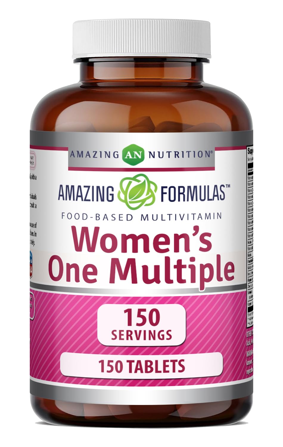 Amazing Formulas Women's One Multivitamin | Food Based | 150 Tablets, 5 Month Supply | Complete Blend of 40 Vitamins, Minerals & Probiotics Supplements | Non-GMO | Gluten-Free | Made in USA Amazing NutritionBuy Supplements Australia