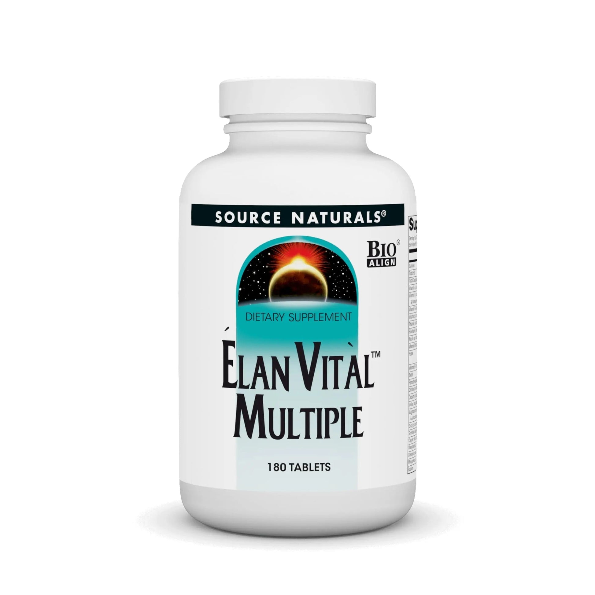 Source Naturals Elan Vital Multiple - Supports Brain, Heart, Liver, Immune, Energy Boost - 180 Tablets Source NaturalsBuy Supplements Australia