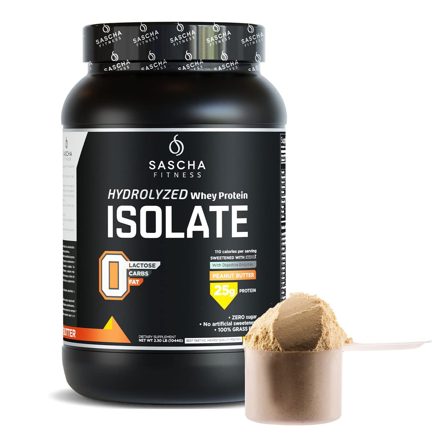 SASCHA FITNESS Hydrolyzed Whey Protein Isolate,100% Grass-Fed ,2.3 Pounds SASCHA FITNESSBuy Supplements Australia