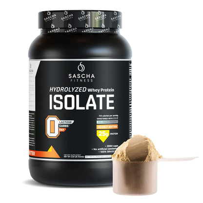 SASCHA FITNESS Hydrolyzed Whey Protein Isolate,100% Grass-Fed ,2.3 Pounds SASCHA FITNESSBuy Supplements Australia