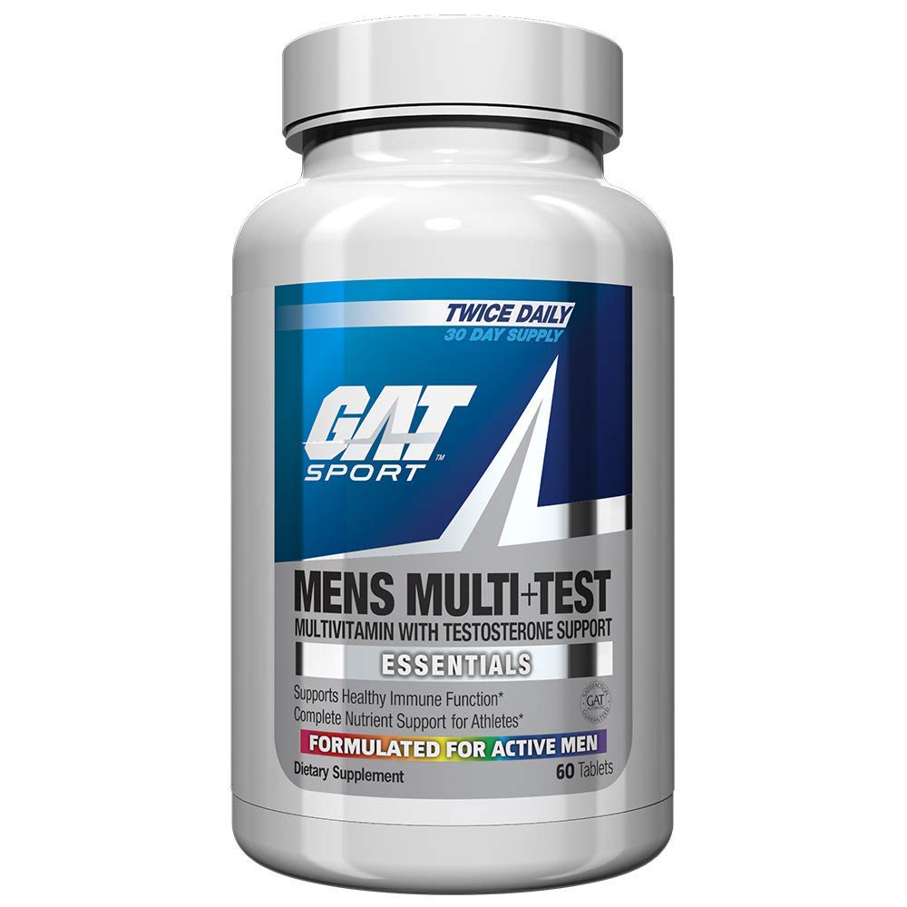 GAT SPORT Men's Multi + Test, Premium Multivitamin Tablets (60 Count) GAT SPORTBuy Supplements Australia
