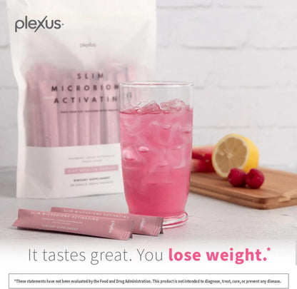 Plexus Slim Microbiome Pink Drink Mix, 30 Servings (Raspberry, Lemon, and Watermelon GenericBuy Supplements Australia