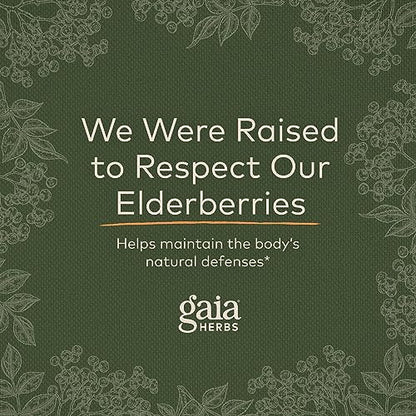 Gaia Herbs Black Elderberry (Sambucus Nigra) Extra Strength Gummies Gaia HerbsBuy Supplements Australia