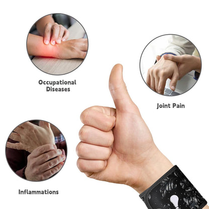 Grounding Wristband Wrist Straps for Therapy Floral Grounding Magnetic Wristband LAXVAPIUBuy Supplements Australia