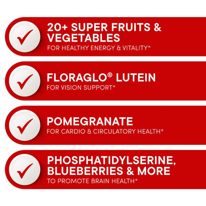 Purity Products Super Reds Powder Phytonutrient Superfood Drink Mix w/FloraGLO Lutein - Phytonutrient Blend containing Polyphenols, Antioxidants & More - 330 Grams - 30 Day Supply Purity ProductsBuy Supplements Australia