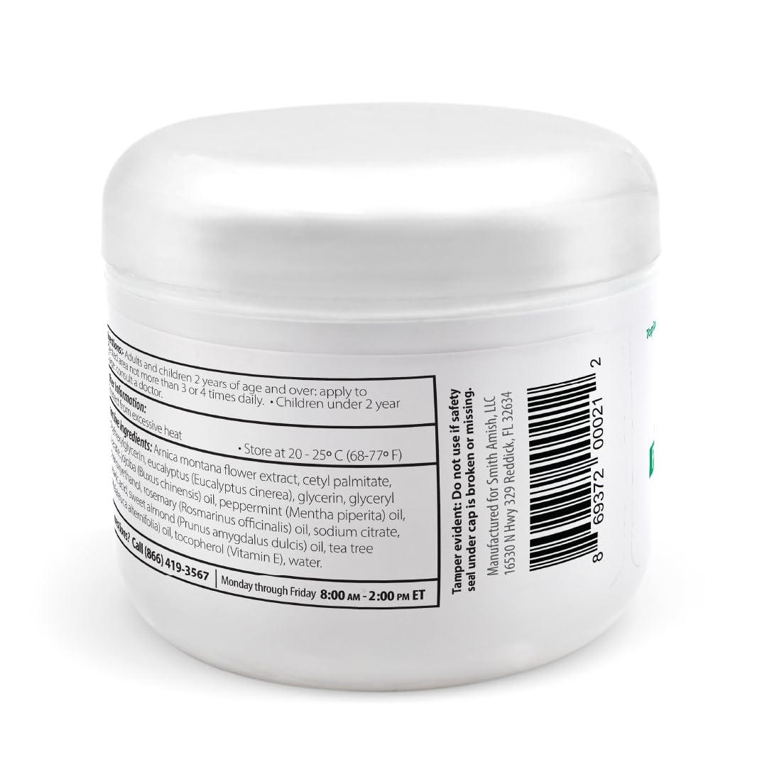 Smith Amish Arthritis Cream. Soothing and Cooling. 4.5 oz jar Smith AmishBuy Supplements Australia