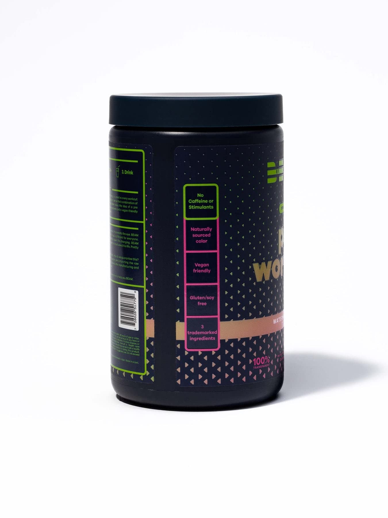 BEAM Be Amazing Vegan Stim Free Pre-Workout Powder | Energy Booster Powdered Drink BEAMBuy Supplements Australia