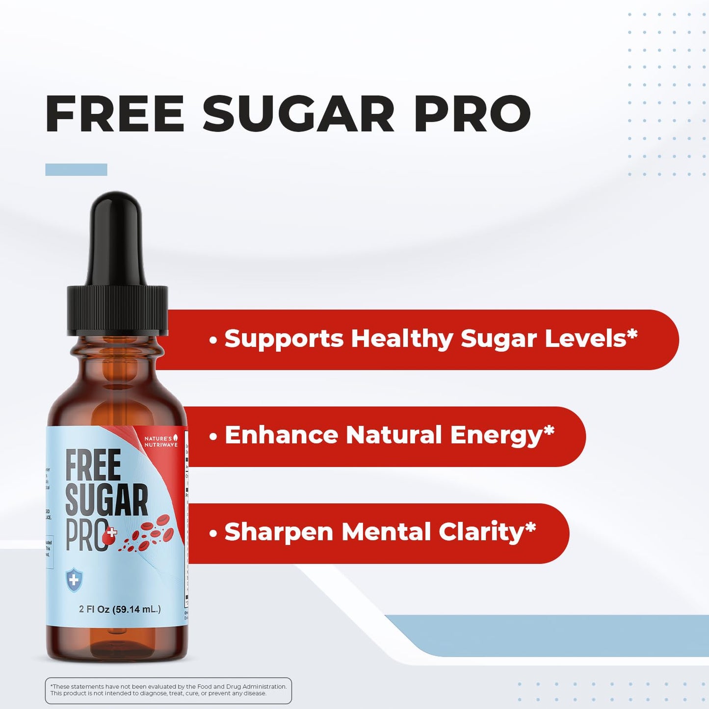 Nature’s NutriWave Free Sugar Pro – Natural Daily Wellness Drops with Chromium & Herbal Blend | Non-GMO | Easy to Use | Made in USA | 30 mL Liquid Supplement, 2 Month Supply Nature’s NutriWaveBuy Supplements Australia