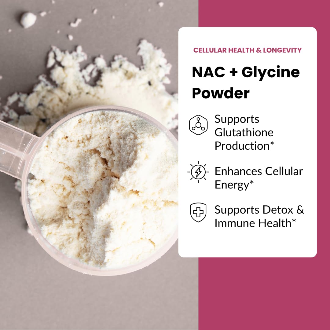 Apeiron Elementals NAC + Glycine Powder - 2500mg - Glutathione Production, Immune Support, & Cellular Energy Apeiron ElementalsBuy Supplements Australia