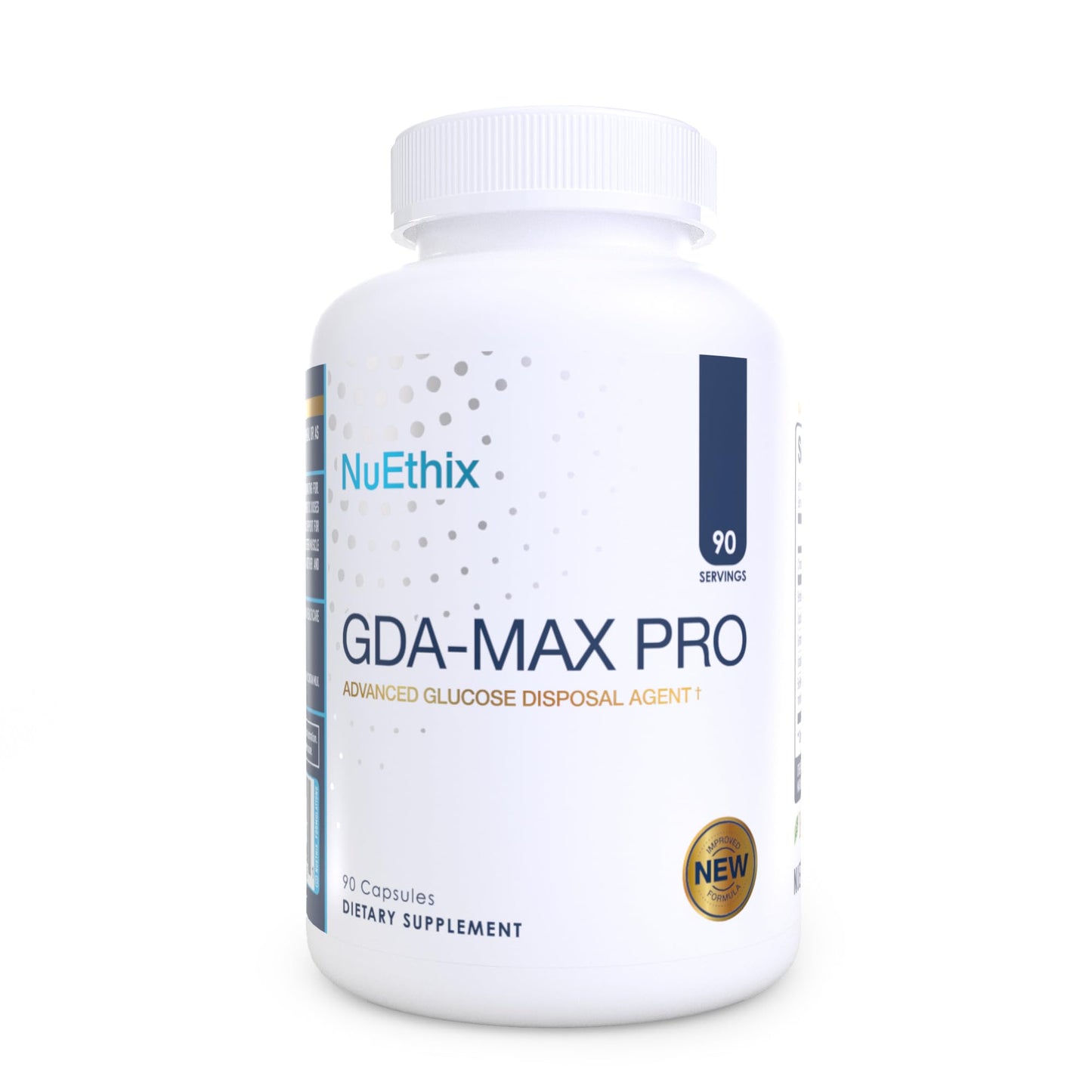 NuEthix Formulations GDA-MAX PRO, Double Berbine HCL Supplement, Supports Glucose Metabolism, Weight Management, Immune Support, Heart Health - Non GMO, Gluten Free, Dairy Free, 90 Count NuEthix FormulationsBuy Supplements Australia