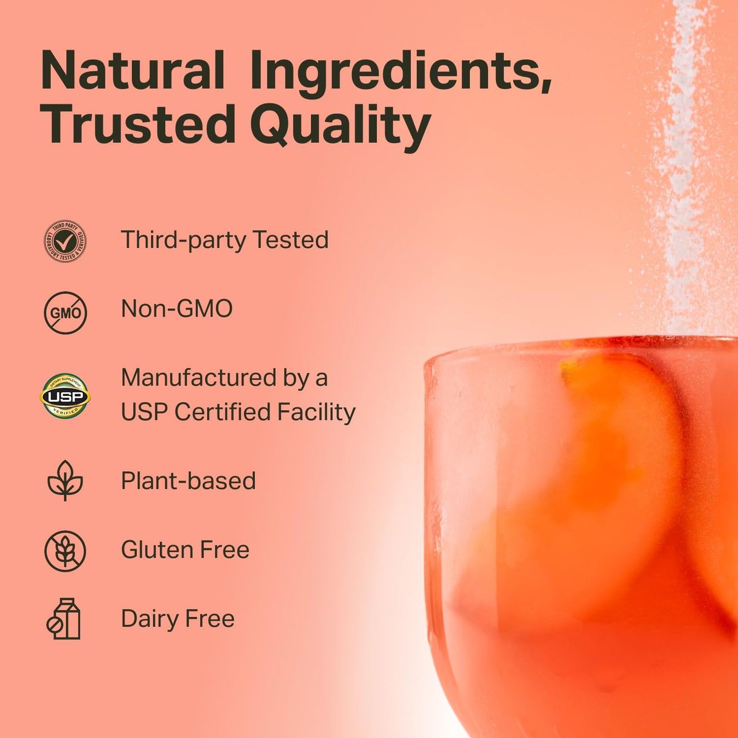 Proper, The Corals Daily Glow Beauty Blend - Nutrient Dense Superfood Powder with Collagen Peptides, Hyaluronic Acid Powder, Vitamin C, and MSM. Hair, Skin, Nail Vitamin Supplement for Women & Men ProperBuy Supplements Australia