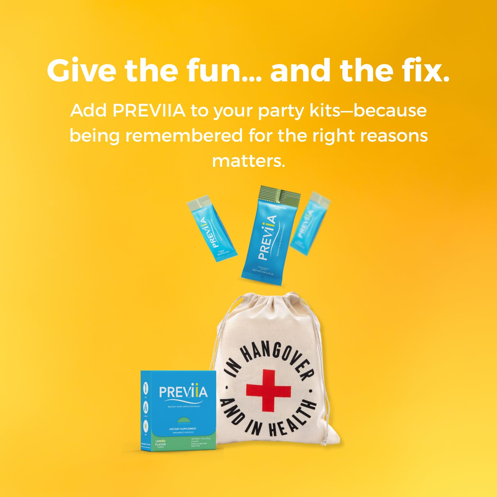 Previia – Pre-Drink Supplement | Nutrients Before Social Drinking | Cysteine, Choline, B-Complex, Magnesium, VIT C | Lemon Flavor | Soluble Drink | 6 Doses | Feel Better After Drinking PreviiaBuy Supplements Australia