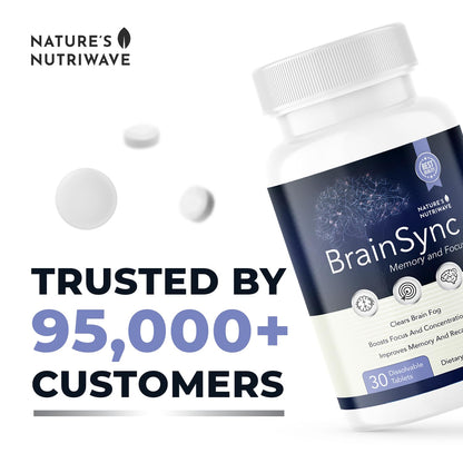 Nature’s NutriWave BrainSync Probiotic Supplement – Supports Daily Wellness & Gut-Brain Balance – 3.6 Billion CFU – 30 Dissolvable Tablets, 3 Month Supply Nature’s NutriWaveBuy Supplements Australia