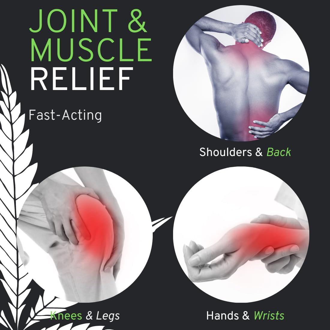 Hemp Relief Stick - Hemp Oil, Menthol & Camphor, Fast-Acting Relief for Muscles, Joints and Nerves - 3 oz Relm WellnessBuy Supplements Australia