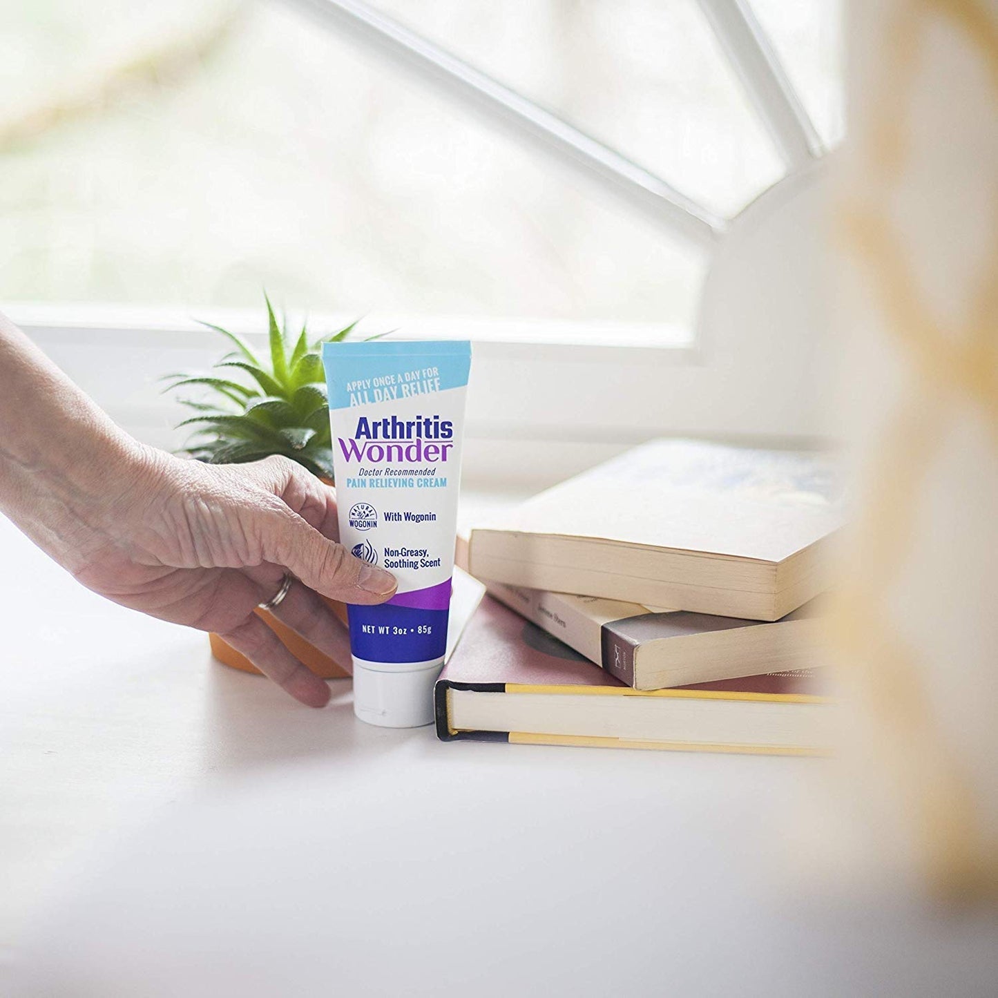 Arthritis Wonder Pain Relief Cream, 4 oz – Arthritis Pain Relief Cream for Hand, Knee, Foot and Wrist Joints – Fast-Acting, Deep Penetrating, Non-Greasy Formula with Natural Wogonin - 3 Pack Arthritis WonderBuy Supplements Australia
