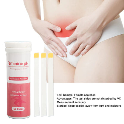 100Pcs Vaginal Ph Test Strips, Disposable Ph Balance Test Strips for Women GenericBuy Supplements Australia