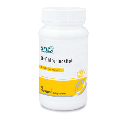 SFI Health Klaire Labs D-Chiro-Inositol - 150 Milligrams Hypoallergenic Supplement (60 Capsules) SFI HealthBuy Supplements Australia