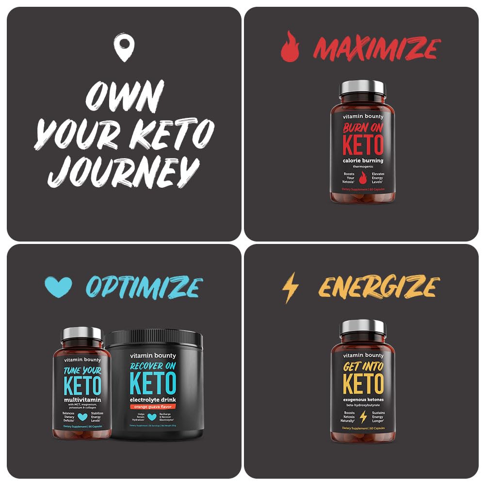 Vitamin Bounty Keto Multivitamin - Keto Vitamins, Keto Multivitamin Women and Men Vitamin BountyBuy Supplements Australia