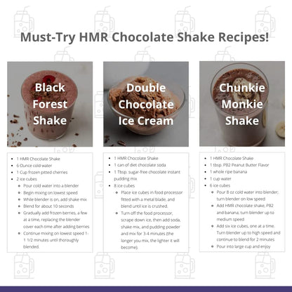 HMR 120 "Classic" Shake Meal Replacement Powder | Chocolate Shake Mix to Support Healthy HMRBuy Supplements Australia