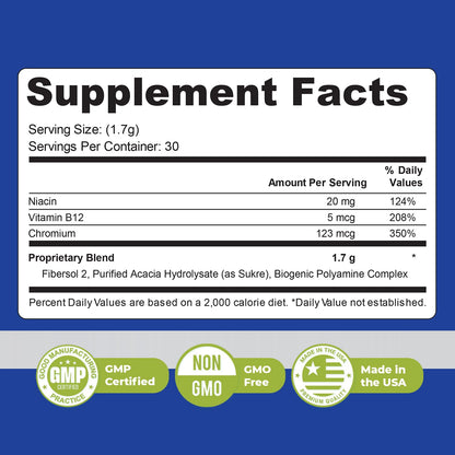 Nature’s NutriWave UltraFasting Complex Powder – Natural Supplement with Niacin, Vitamin B12 & Chromium – Made in the USA,Non-GMO, Easy-to-Use, 1 Month Supply, 1.79oz, 51g Nature’s NutriWaveBuy Supplements Australia