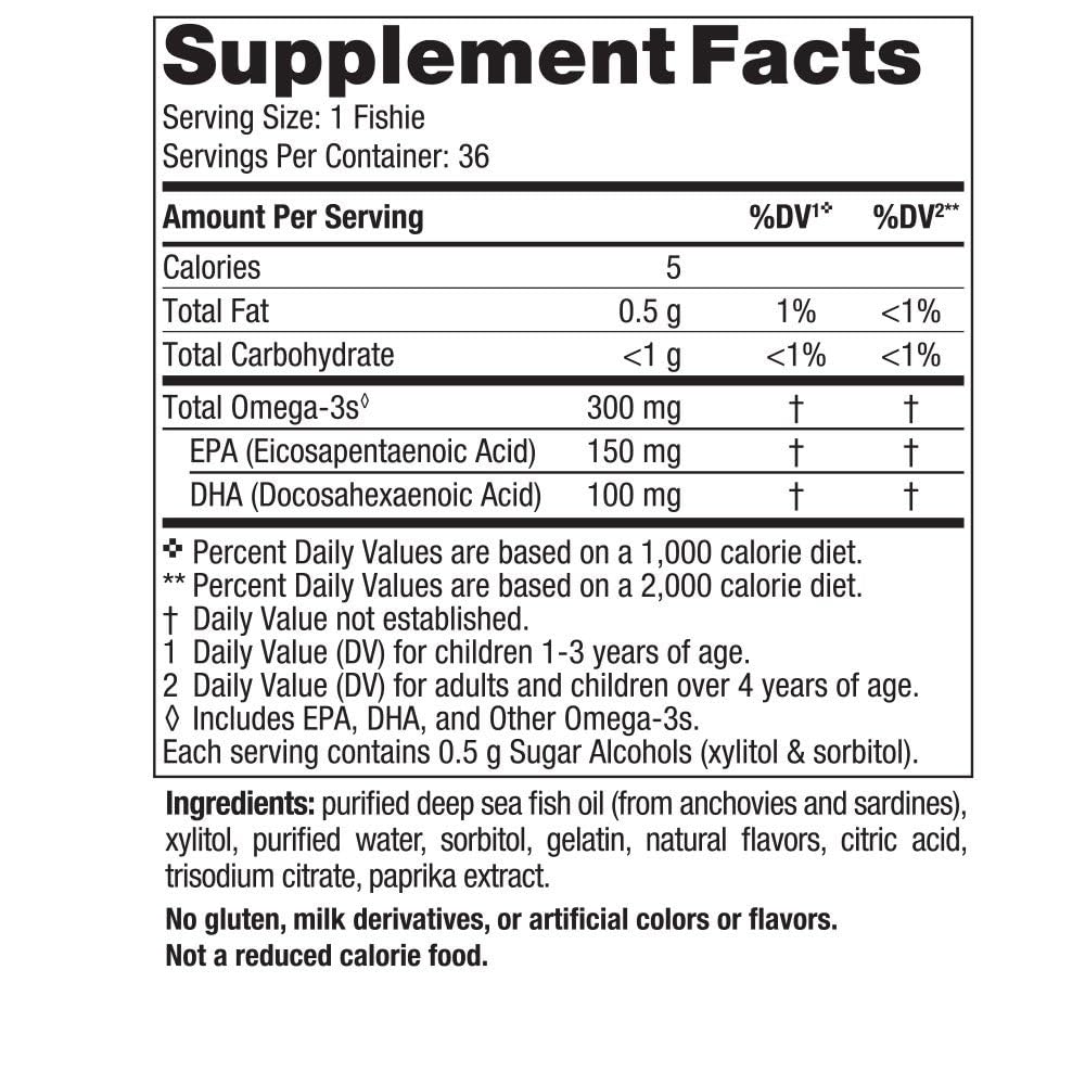 Nordic Naturals Nordic Omega-3 Fishies, Tutti Frutti - 36 Fishies - 300 mg Total Omega-3s with EPA & DHA - Healthy Brain, Mood, Vision & Immune System - Non-GMO - 36 Servings Nordic NaturalsBuy Supplements Australia