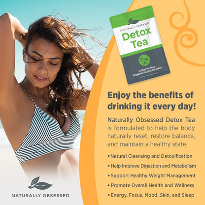 Naturally Obsessed 4 Week DRINK2SHRINK Detox Tea Formula Flat Belly System Detox Kit Naturally ObsessedBuy Supplements Australia