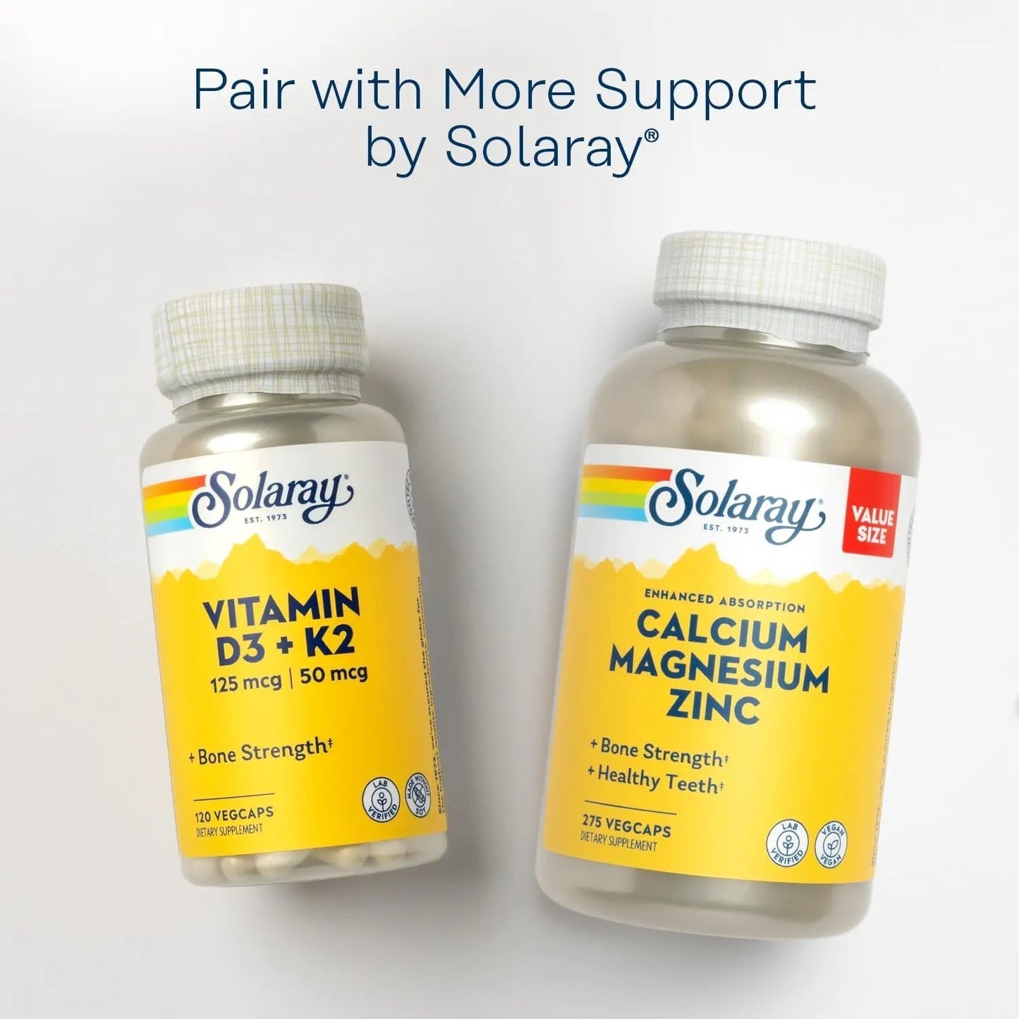 SOLARAY Spectro Multivitamin with Iron - Multi Vitamin with Calcium, Magnesium, Energizing Greens, Herbs & Digestive Enzymes SOLARAY