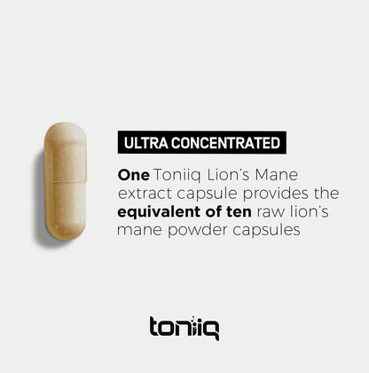 Toniiq 18,000mg 10x Concentrated Ultra High Strength Extract - Made with Organic Lions ToniiqBuy Supplements Australia