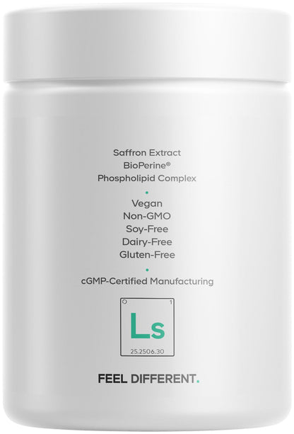 Codeage Liposomal Saffron+ Supplement - Saffron Extract, Magnesium, L-Theanine, Cardamom, BioPerine - 3-Month Supply - Kesar Spice, Liposomal Delivery - Non-GMO - 90 Capsules CodeageBuy Supplements Australia