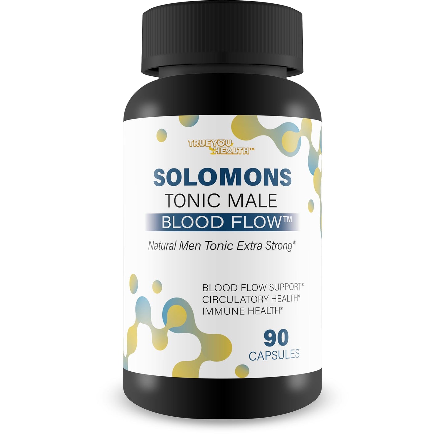 Solomons Tonic - Our Best Mens Blood Flow Supplement - Good Blood Flow Support - Male Blood Flow Capsules - Max Blood Flow Pills - Blood Circulation Supplements for Men - Male Blood Circulation Pills True You HealthBuy Supplements Australia