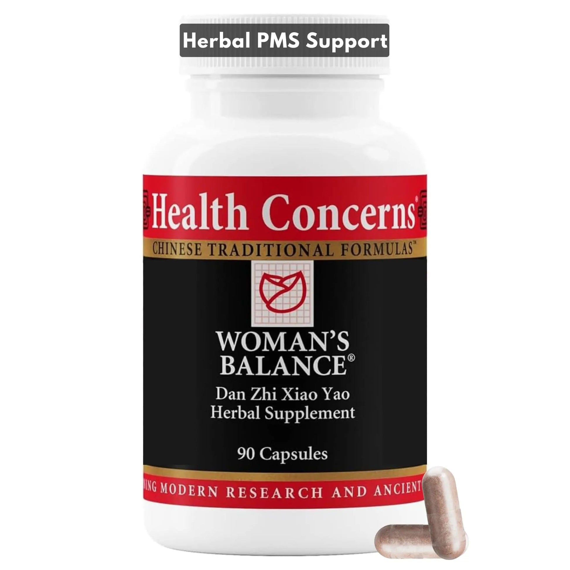 Health Concerns Woman's Balance – Herbal PMS Support Supplement for Women – Menstrual Cycle & Menopause Relief – Chinese Herbal Formula – Mood Support & Hormonal Balance – 90 Capsules Health ConcernsBuy Supplements Australia