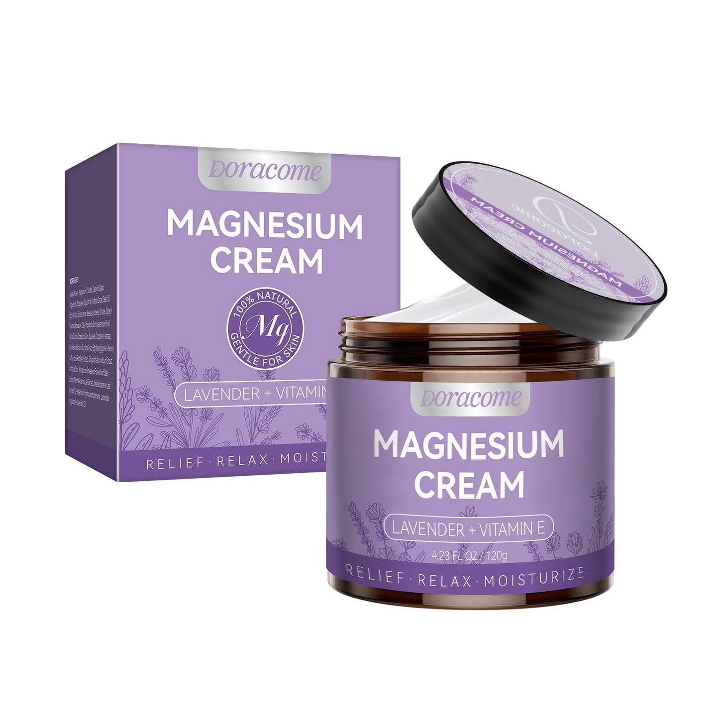 Doracome Magnesium Moisturizing Cream for Muscle Relief, Sleep Support and Stress Relief, Fast-Absorbing Formula,Skin Friendly,Lightly Scented DoracomeBuy Supplements Australia