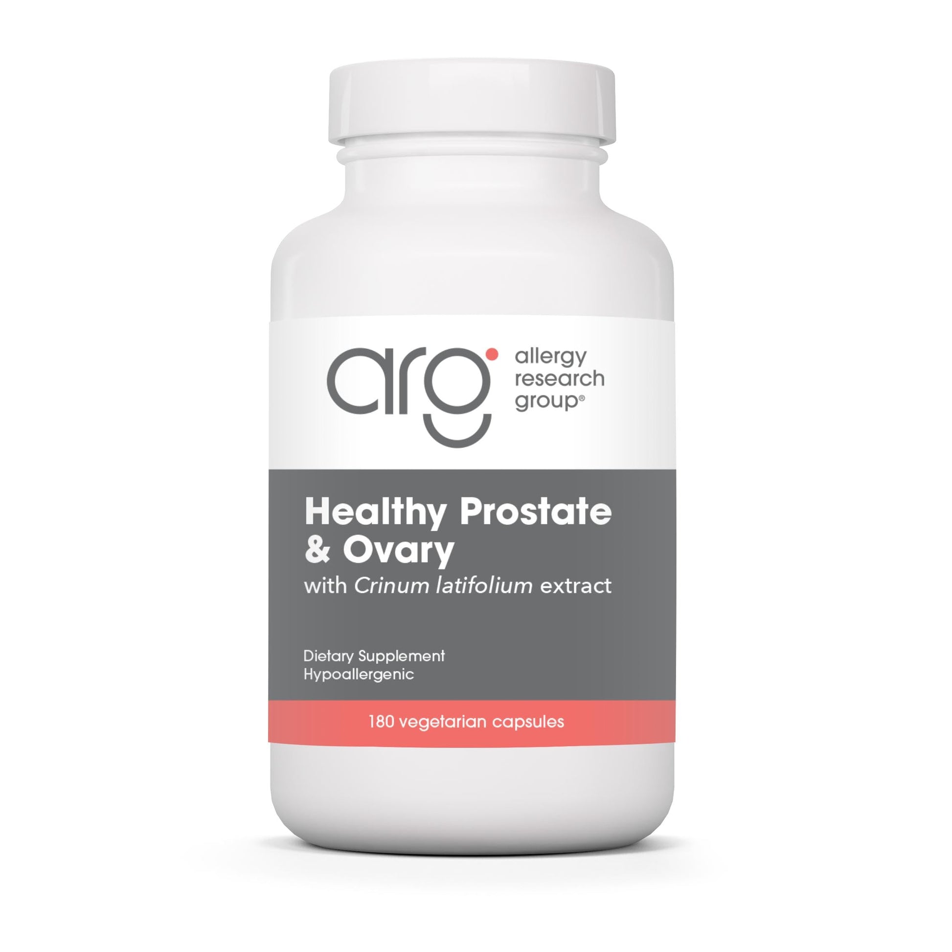 Allergy Research Group Healthy Prostate & Ovary - Traditional Chinese & Vietnamese Herbal Blend with Crinum Latifolium - Supports Reproductive Tissue & Immune Balance - 60 Servings - 180 Capsules Allergy Research GroupBuy Supplements Australia