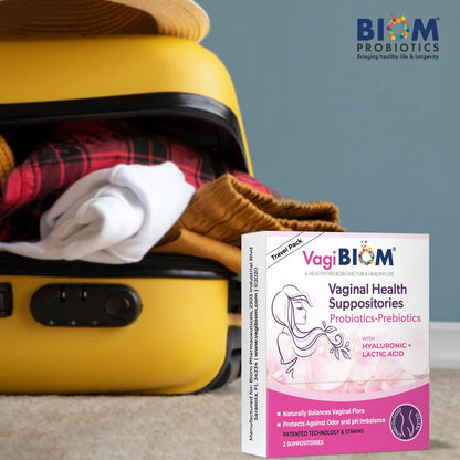 VagiBiom Probioitc Suppository Convenient Travel Pack with 2 Suppositories VagiBiomBuy Supplements Australia