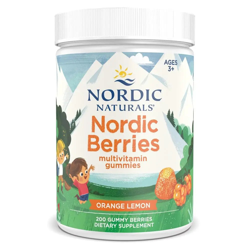 Nordic Naturals Nordic Berries, Citrus - 200 Gummy Berries - Great-Tasting Multivitamin for Ages 2+ - Growth, Development Nordic NaturalsBuy Supplements Australia