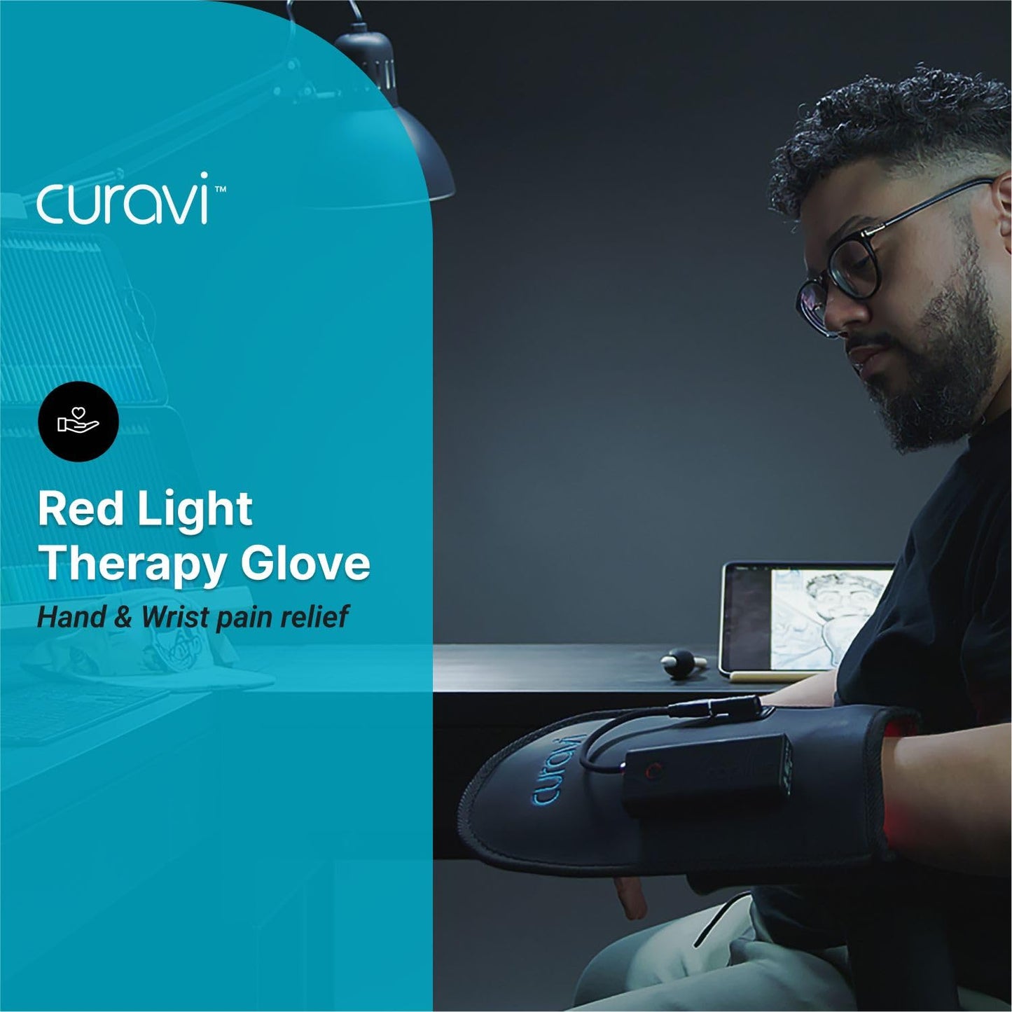 CURAVI Wellness Glove - Enhanced Comfort & Support for Hands and Wrists with Advanced Red CURAVIBuy Supplements Australia