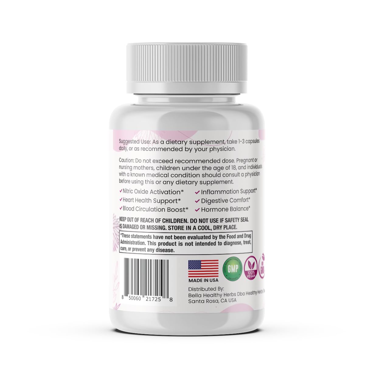 Healthy Herbs Wildcrafted Sea Moss Capsules | 1950mg BATCG-6 "Heart Complex Advanced Sea Moss Superblend | US-Made, Vegan, Non-GMO, Easy-Swallow (90 Capsules) Healthy HerbsBuy Supplements Australia
