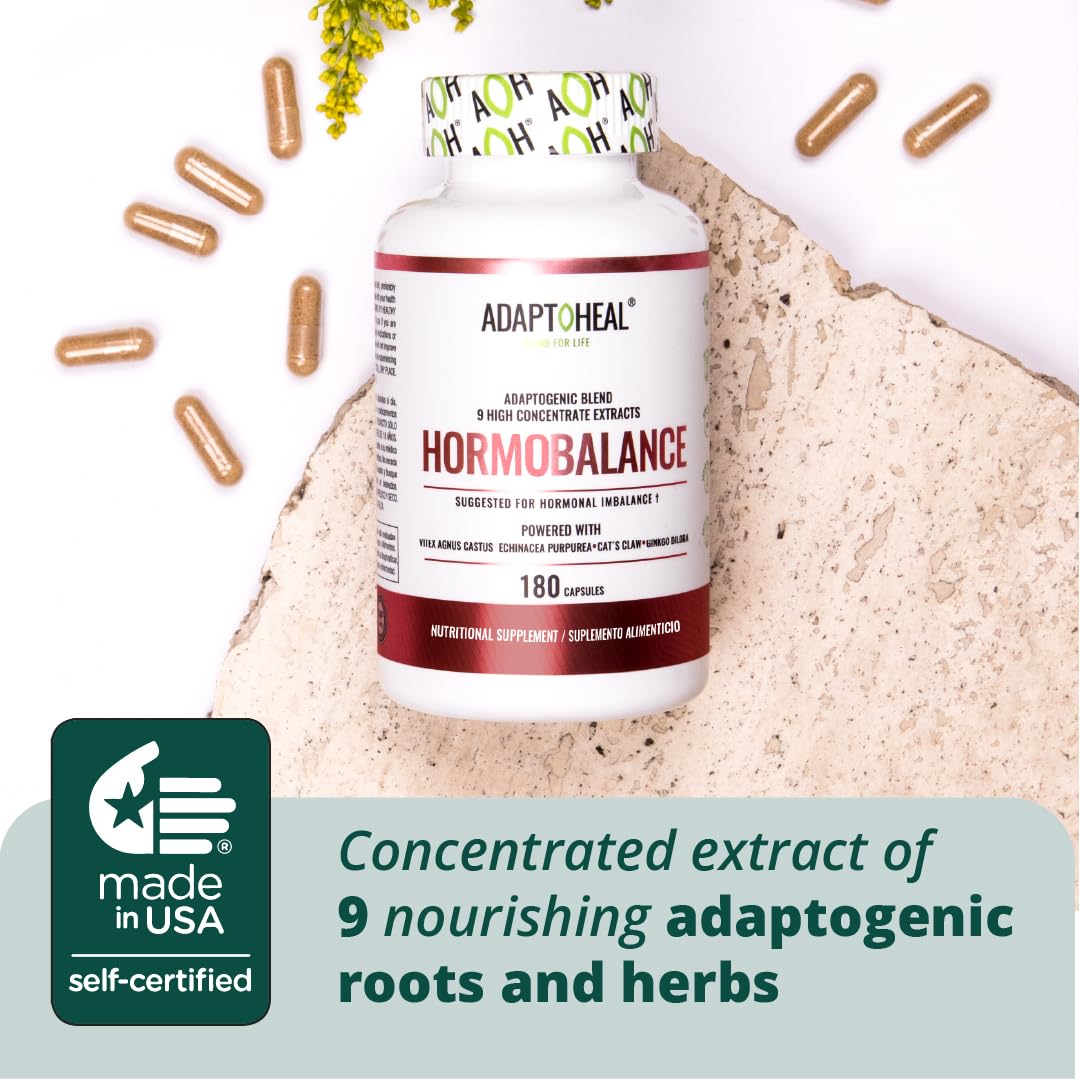 ADAPTOHEAL Hormobalance Adaptogens Supplement for Female Hormonal System Balance - Vitex ADAPTOHEALBuy Supplements Australia