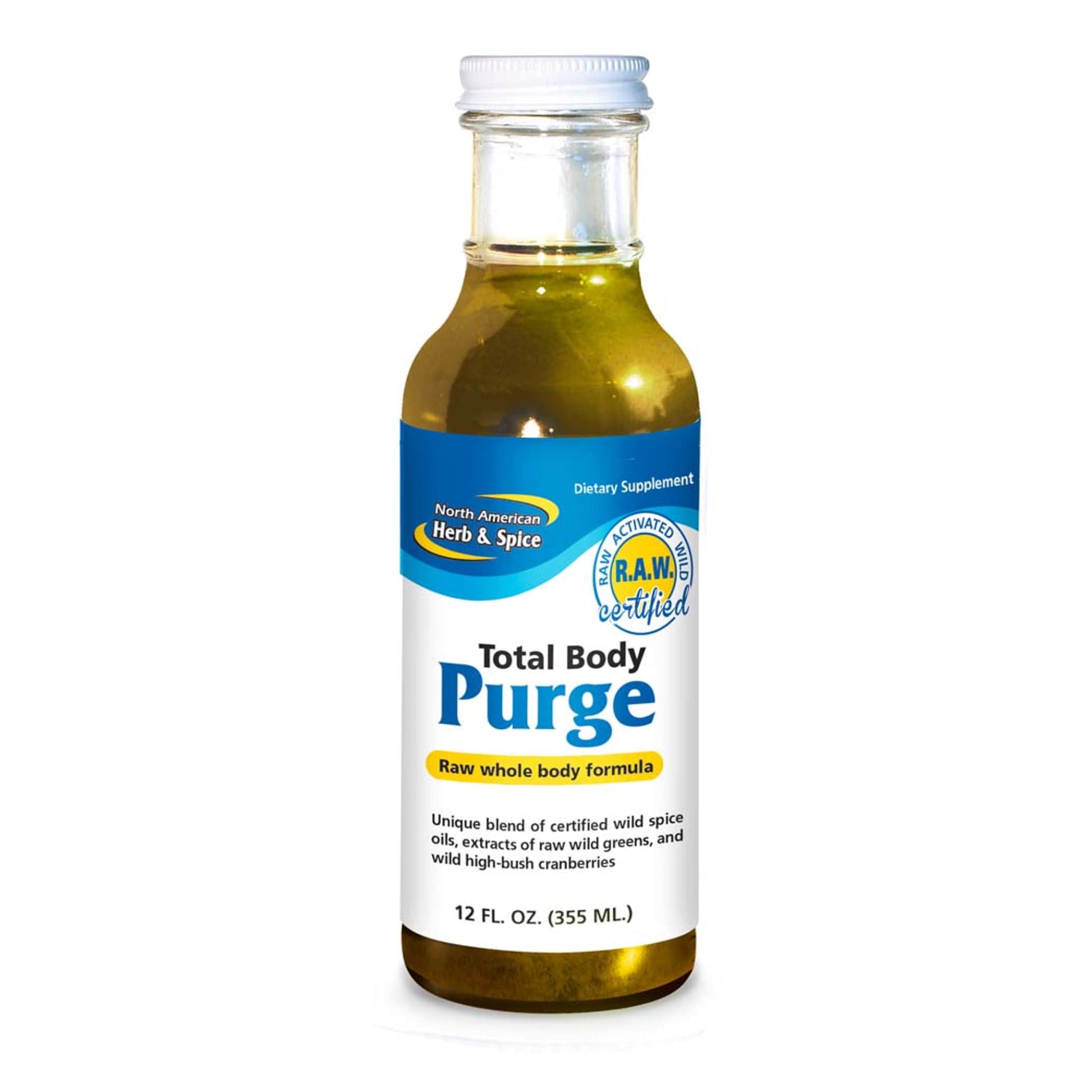 NORTH AMERICAN HERB & SPICE Total Body Purge - 12 fl. oz. - Raw Whole Body Formula - Builds Healthy & Nutritious Diet - Contains Natural Source Phenols, Vitamins, & Minerals - 12 Servings NORTH AMERICAN HERB & SPICEBuy Supplements Australia