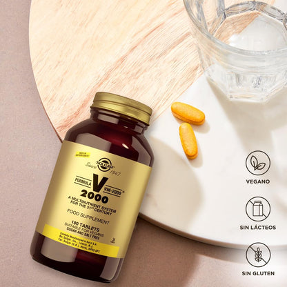 Solgar Formula VM-2000 (Multinutrient System), 180 Tablets - Premium Quality Multiple - Contains Zinc - Supports A Healthy Immune System - Vegan, Dairy Free, Kosher - 90 Servings SolgarBuy Supplements Australia