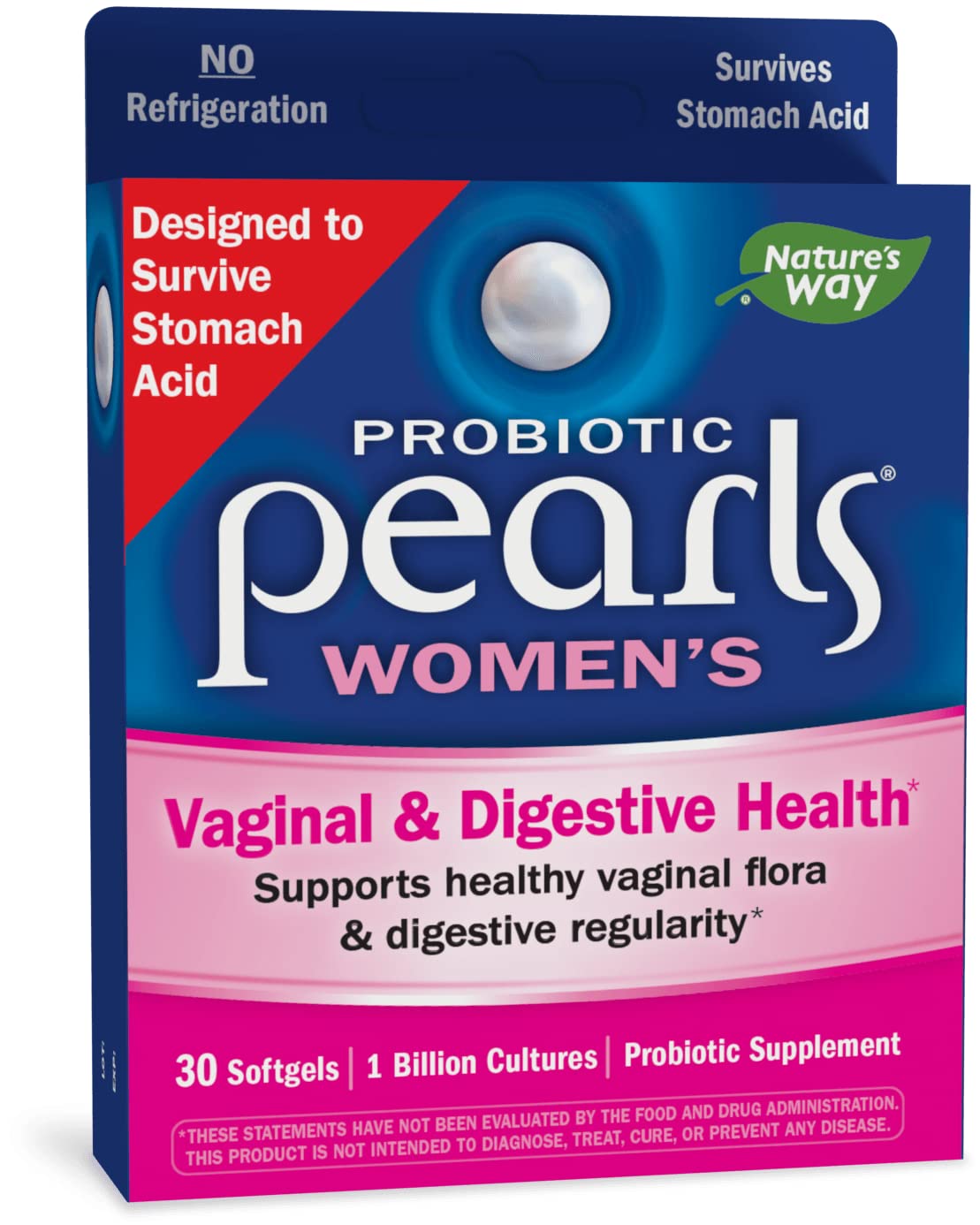 Nature's Way Probiotic Pearls for Women, Vaginal and Digestive Health Nature's WayBuy Supplements Australia