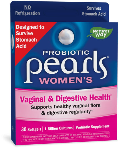 Nature's Way Probiotic Pearls for Women, Vaginal and Digestive Health Nature's WayBuy Supplements Australia