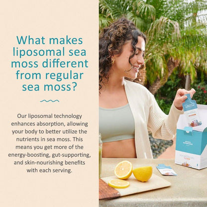 Akasha Superfoods Irish Sea Moss Gel, Liposomal Seamoss with Irish Sea Moss, Vitamin E, Citrus, Organic Vanilla, Glycerin, Skin, Energy & Gut Health Support for Women & Men, Sweet Citrus Flavor, 30 Ct Akasha SuperfoodsBuy Supplements Australia