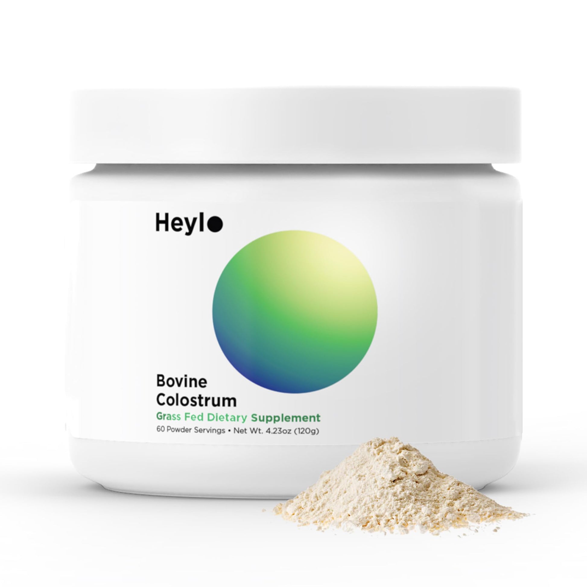 Heylo Premium Colostrum Powder – 100% Pure, Grass-Fed Bovine 40% IgG Supplement, Natural Gut Health Bloating Immunity Skin & Hair, Muscle Recovery, Rich in Immunoglobulins, 60 Servings Heylo HealthBuy Supplements Australia