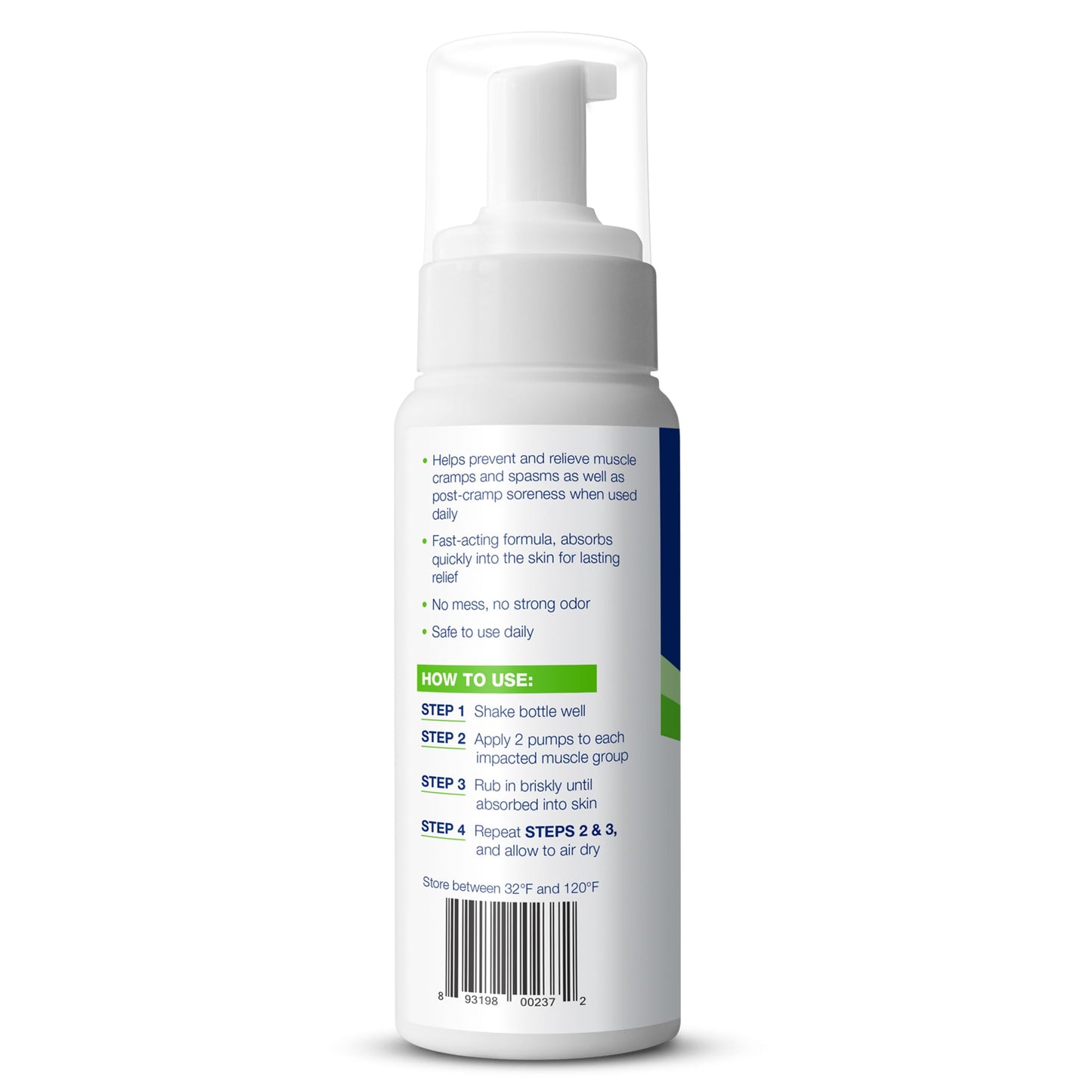 Theraworx Relief for Muscle Cramps Foam Fast-Acting Muscle Spasm, Leg Soreness with Magnesium Sulfate - 7.1 oz - 1 Count TheraworxBuy Supplements Australia