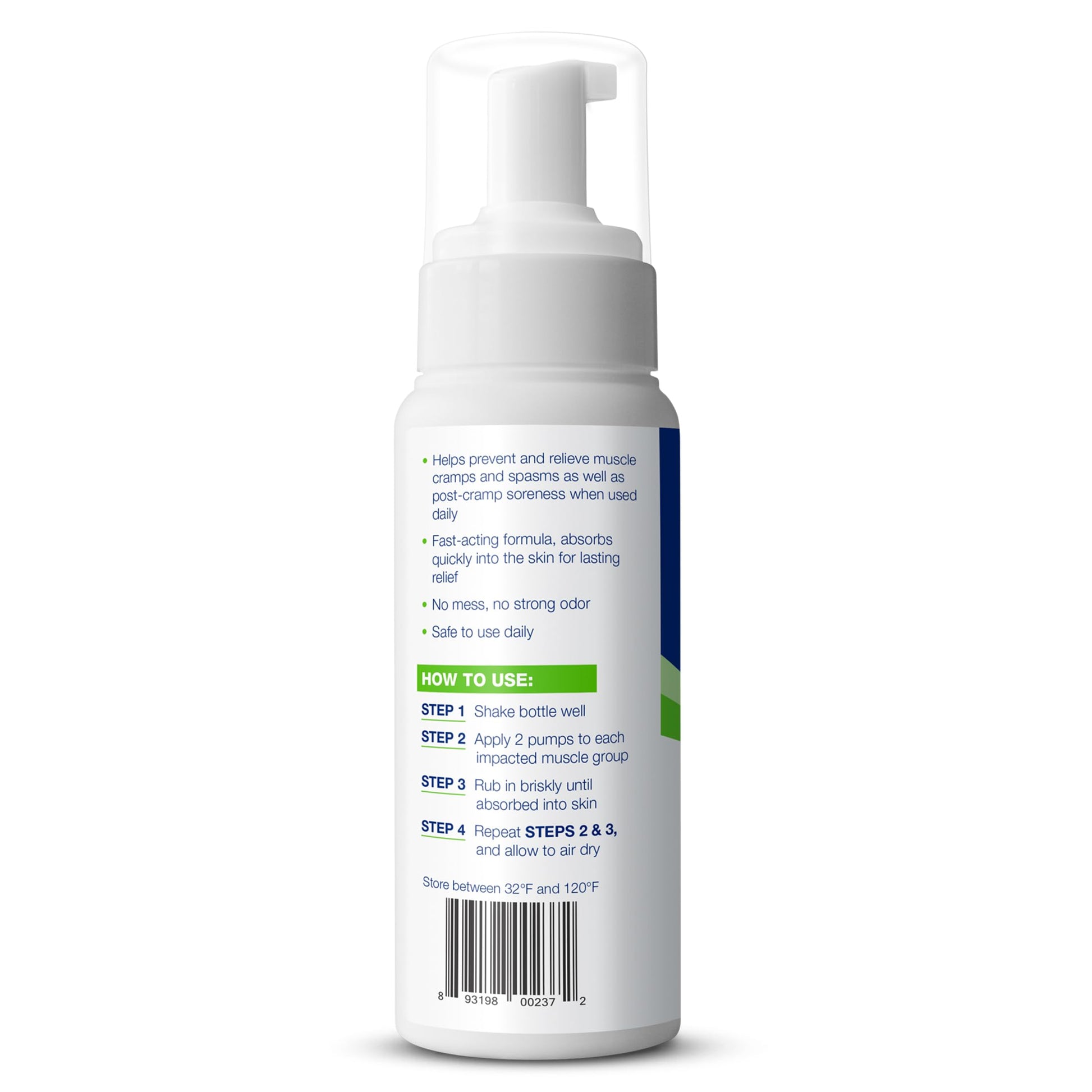 Theraworx Relief for Muscle Cramps Foam Fast-Acting Muscle Spasm, Leg Soreness with Magnesium Sulfate - 7.1 oz - 1 Count TheraworxBuy Supplements Australia