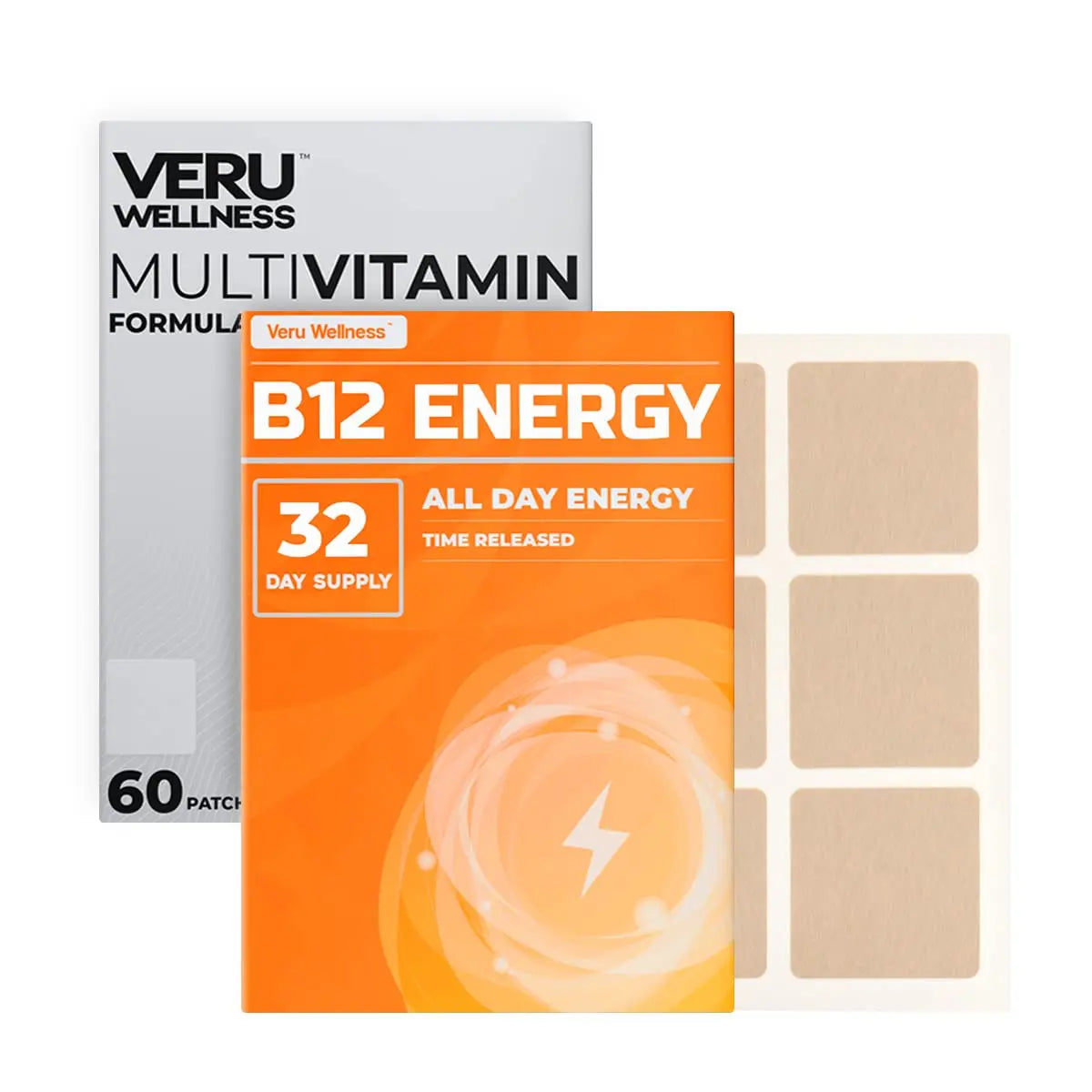 Bariatric Multi,B12 with Iron - Post Bariatric Gastric Bypass and Sleeve Gastrectomy - Non Ingest Patch (60 Day) Veru Wellness