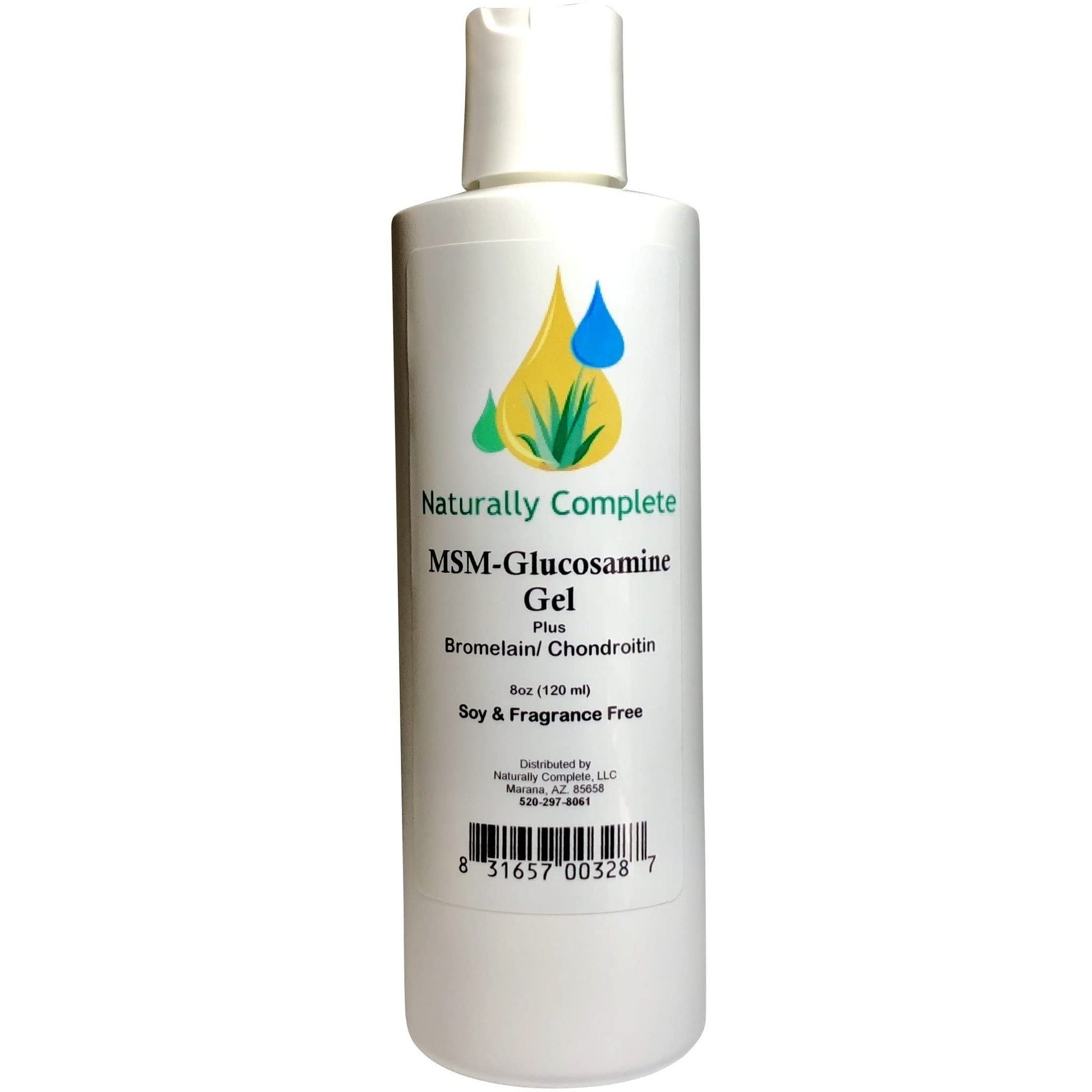 Naturally Complete MSM Plus Glucosamine Bromelain & Chrondroitin 8 oz. Bottle Naturally CompleteBuy Supplements Australia
